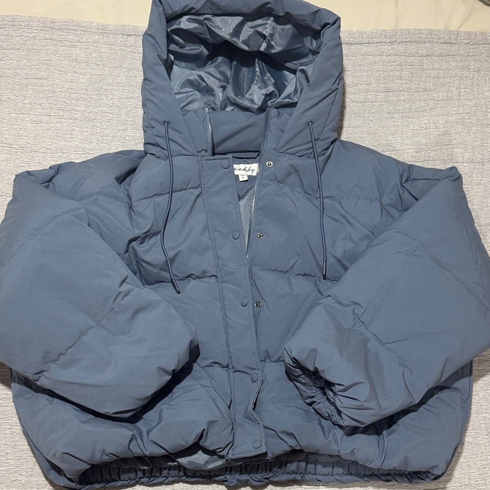 Sebby Gray Quilted Jacket